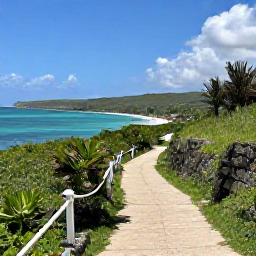 Caribbean Holidays, Puerto Rico Walks, A sunny coastal walking trail in Puerto Rico in March, with turquoise sea, green hills and a relaxed Caribbean atmosphere