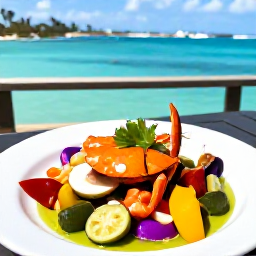 Caribbean Holidays, Puerto Rico Wellness, Relaxed waterfront restaurant in Puerto Rico serving colourful fresh seafood, tropical fruit and healthy local dishes