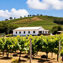 Caribbean Holidays, Puerto Rico Wine, Sunlit vineyards and a rustic wine estate in the hills of Puerto Rico during February