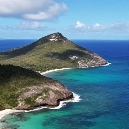 Caribbean Holidays, Saint Barth Adventure, Aerial view of Saint Barth&eacute;lemy's rugged coastline, turquoise Caribbean sea and small sandy coves in bright tropical daylight