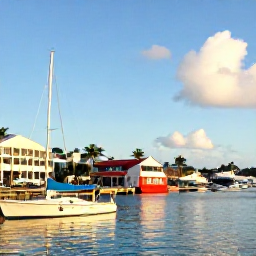 Caribbean Holidays, Saint Barth Instagram, A bright September morning at Gustavia harbour in Saint Barth&eacute;lemy, with colourful boats, palm trees and stylish waterfront buildings