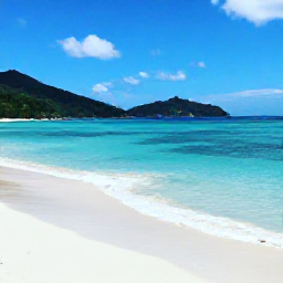 Caribbean Holidays, Saint Barth Instagram, White sand beach at Colombier in Saint Barth&eacute;lemy, turquoise water, green hills and a small boat offshore, peaceful June Caribbean scene