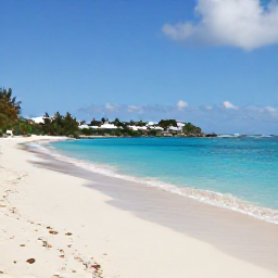 Caribbean Holidays, Saint Barth&eacute;lemy Beaches, Turquoise sea and white sand at a quiet Saint Barth&eacute;lemy beach in warm March sunshine