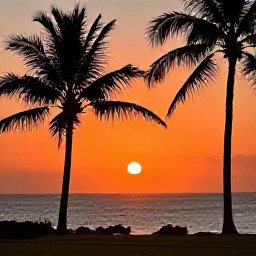 Caribbean Holidays, Saint Barth&eacute;lemy Instagram Hotspots, A dramatic sunset over the Caribbean Sea from a Saint Barth&eacute;lemy viewpoint in November, with silhouetted palm trees and warm orange sky