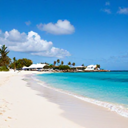 Caribbean Holidays, Saint Barth&eacute;lemy Spa, White sandy beach and calm turquoise sea at Anse des Flamands, Saint Barth&eacute;lemy