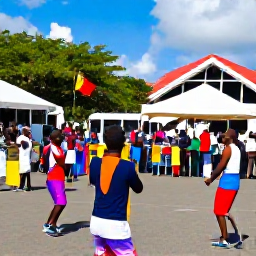 Caribbean Holidays, Saint Kitts June, Colourful June cultural celebration in Basseterre, Saint Kitts, with local music, dancers and welcoming crowds