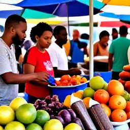 Caribbean Holidays, Saint Lucia August, Saint Lucia market in August with colourful tropical fruit, local crafts, spices and friendly stallholders