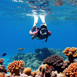 Caribbean Holidays, Saint Lucia Diving, Colourful coral reef and tropical fish beneath clear Caribbean water near Saint Lucia
