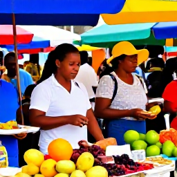 Caribbean Holidays, Saint Lucia January, A colourful Saint Lucia market with local fruit, spices and handmade crafts, friendly stallholders and an authentic Caribbean atmosphere