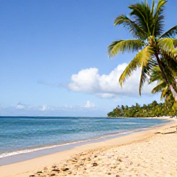 Caribbean Holidays, Saint Lucia January, A sunny Caribbean beach in Saint Lucia in January, calm turquoise sea, soft golden sand, palm trees and a relaxed holiday atmosphere