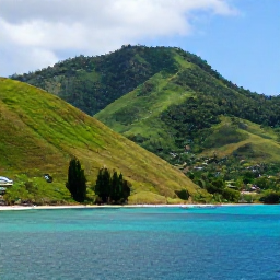 Caribbean Holidays, Saint Lucia November, A scenic Saint Lucia coastline in November, with lush green hills, calm turquoise water and a small sailing boat near the shore