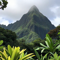 Caribbean Holidays, Saint Lucia Solo Holidays, Small group hiking through lush Saint Lucia rainforest towards a waterfall, with tropical plants and volcanic mountains