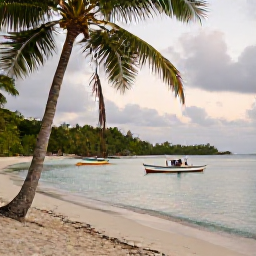 Caribbean Holidays, Saint Lucia Solo Holidays, Solo traveller enjoying a peaceful morning on Reduit Beach in Saint Lucia, with palm trees, clear water and colourful local boats