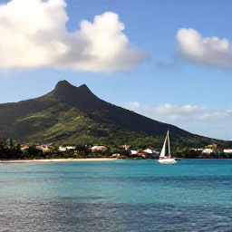 Caribbean Holidays, September Adventures, A bright September morning over Saint Barth&eacute;lemy, showing turquoise water, green hills and a small sailboat near the coast