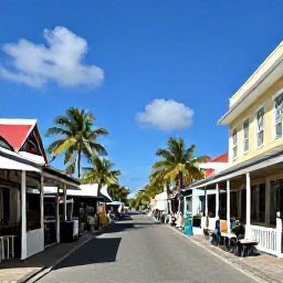 Caribbean Holidays, September All Inclusive, Colourful streets of Philipsburg and Marigot with local caf&eacute;s, market stalls, Caribbean architecture and sunny September weather