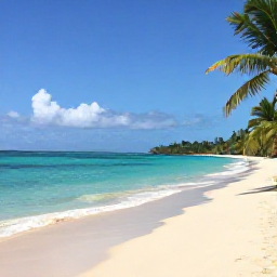 Caribbean Holidays, September Beaches, Quiet white-sand beach on Antigua with turquoise water, palm trees and a relaxed September atmosphere