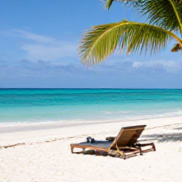 Caribbean Holidays, September Business Class, Quiet Caribbean beach in September with turquoise sea, soft white sand and palm trees