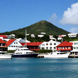 Caribbean Holidays, September Escapes, A sunny harbour scene in Charlotte Amalie, St Thomas, with colourful buildings, yachts and green hills in the background