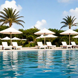 Caribbean Holidays, September Escapes, Adults relaxing beside a calm Caribbean swimming pool at an adults-only resort in Saint Martin and Sint Maarten, September sunshine