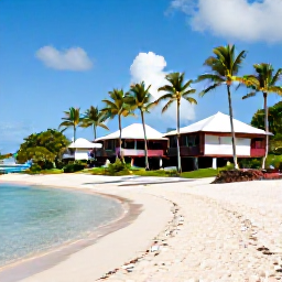 Caribbean Holidays, September Escapes, Quiet adults-only resort beside a bright Caribbean beach on Saint Kitts, with palm trees and calm turquoise water