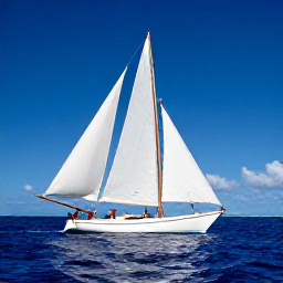 Caribbean Holidays, September Honeymoons, A small sailing boat cruising between tropical islands in the Grenadines under a bright blue sky