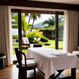 Caribbean Holidays, September Spa Breaks, Quiet luxury spa resort in St Thomas, United States Virgin Islands, with a treatment room, tropical garden and gentle Caribbean light