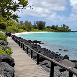 Caribbean Holidays, September Walking Holidays, A coastal walking path on Saint Lucia beside turquoise water, volcanic rocks and a small secluded beach