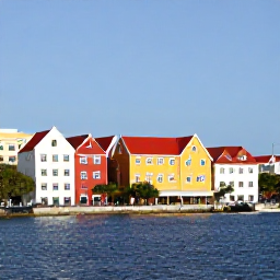 Caribbean Holidays, Solo Curacao March, Colourful Dutch-Caribbean buildings along the waterfront in Willemstad, Cura&ccedil;ao, under a sunny March sky