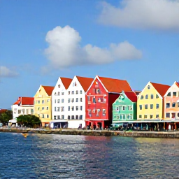 Caribbean Holidays, Solo Holidays, Colourful colonial buildings and lively waterfront streets in Willemstad, Cura&ccedil;ao, in bright Caribbean sunshine