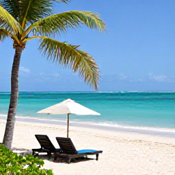 Caribbean Holidays, Trinidad April Holidays, Relaxed beachfront view of an all-inclusive resort in Trinidad and Tobago during sunny April weather
