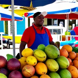 Caribbean Holidays, Trinidad August Break, Colourful Caribbean market in Port of Spain with fresh tropical fruit, spices and friendly local vendors