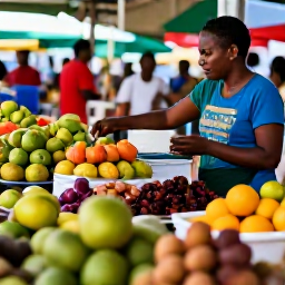 Caribbean Holidays, Trinidad Culture Holidays, Busy Trinidad market filled with fresh tropical fruit, spices, local ingredients and friendly vendors