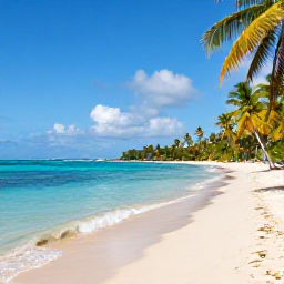 Caribbean Holidays, Trinidad December Holidays, Bright December morning at Pigeon Point beach in Tobago, with clear turquoise water, palm trees and a relaxed Caribbean atmosphere