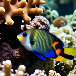 Caribbean Holidays, Trinidad Diving April, Close-up underwater photograph of tropical reef fish, sponges and coral near Tobago