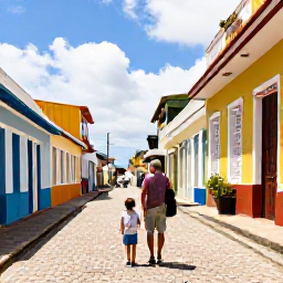 Caribbean Holidays, Trinidad Family Holidays, Family exploring colourful Port of Spain streets and Queen's Park Savannah in warm January sunshine