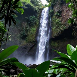 Caribbean Holidays, Trinidad Luxury Holidays, Luxury traveller exploring the rainforest and coastline of Trinidad, guided nature walk with tropical plants, waterfalls and dramatic mountain scenery