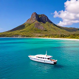 Caribbean Holidays, Trinidad Luxury Holidays, Private luxury boat excursion along the green coastline of Tobago, with snorkelling equipment and dramatic Caribbean scenery