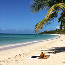 Caribbean Holidays, Trinidad Luxury Holidays, Quiet tropical beach in Tobago with clear water, soft sand, palm trees and a luxury beach picnic in September
