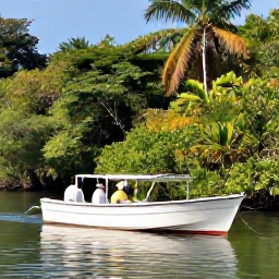 Caribbean Holidays, Trinidad Nature Holidays, Guided boat trip through the Caroni Bird Sanctuary in Trinidad, surrounded by mangroves and tropical birds