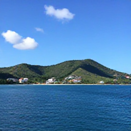 Caribbean Holidays, Trinidad Tobago September, A scenic ferry or coastal journey between Trinidad and Tobago, with tropical sea, green hills and clear Caribbean skies