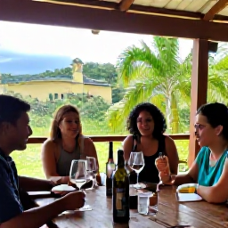 Caribbean Holidays, Trinidad Wine Tasting, Scenic Trinidad day trip through lush countryside ending at a relaxed wine and food gathering