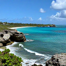 Caribbean Holidays, Turks and Caicos Walks, A scenic coastal viewpoint overlooking turquoise water, rocky shoreline and small cays in the Turks and Caicos Islands during May