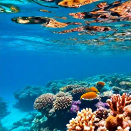Caribbean Holidays, Turks Caicos Diving, Colourful coral reef and clear turquoise water around Providenciales, Turks and Caicos Islands