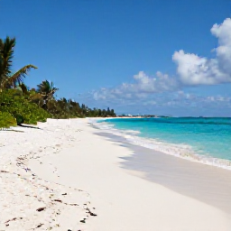 Caribbean Holidays, Turks Caicos September, A wide white-sand beach and clear turquoise sea at a peaceful Turks and Caicos resort in September