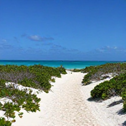 Caribbean Holidays, Turks Caicos Walking, A peaceful coastal walking trail on Providenciales in April, with turquoise sea, white sand and low green scrub under a bright blue sky