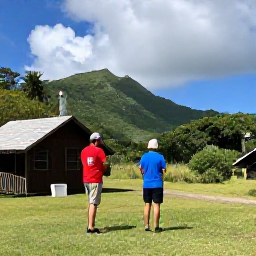 Caribbean Holidays, US Virgin Islands April, Quiet green landscape in Virgin Islands National Park on St John, with a visitor learning about local history and island traditions