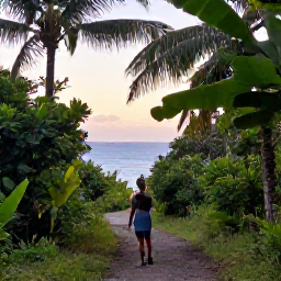 Caribbean Holidays, US Virgin Islands Birdwatching, Early morning birdwatching walk along a scenic trail beside tropical forest and sea on Saint John