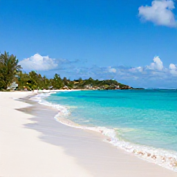 Caribbean Holidays, US Virgin Islands Business Class, Pristine white sand beach and calm turquoise water on St John in the United States Virgin Islands