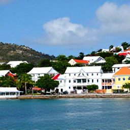 Caribbean Holidays, USVI Family Holidays, Family exploring colourful historic streets and waterfront in Charlotte Amalie, St Thomas, United States Virgin Islands