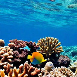 Caribbean Holidays, USVI Instagram Spots, Colourful underwater coral reef and tropical fish in clear Caribbean water near Saint John, United States Virgin Islands
